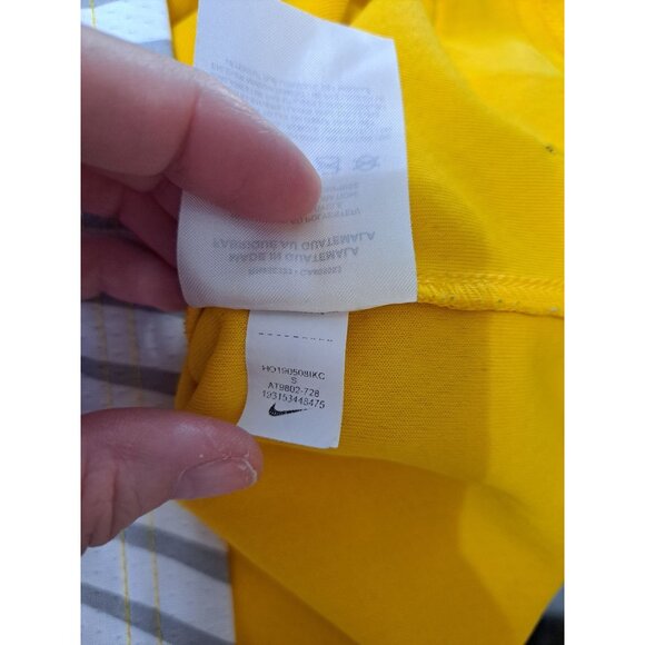 Victor Oladipo Indiana Pacers #4 Nike Swingman Jersey Yellow NBA Men's Small - Picture 10 of 10